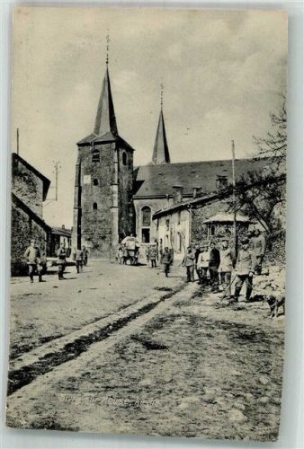 Sivry-sur-Meuse Feldpost WK I Nr. 103 Straße Uniform Kirche