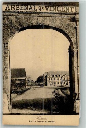 Laon 1917 Feldpost WK I 2.Landsturm Inf.Batl. Chemnitz Arsenal St. Vincent