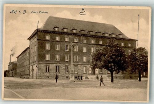 Hof Neues Postamt Verlag Löffler & Co. 16945