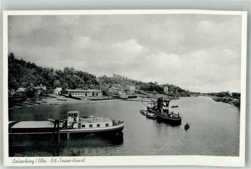 Lauenburg Elb-Traue-Kanal Elbeschiffe