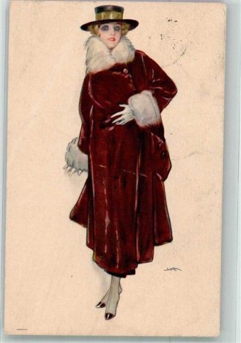 1919 Frau Hutmode Pelzmode
