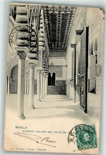 Sevilla Alcazar Marke bildseitig Hauser y Menet