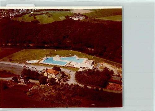 57641 W5231 Oberlahr , Westerw FOTO KEINE AK Luftaufnahme Schwimmbad