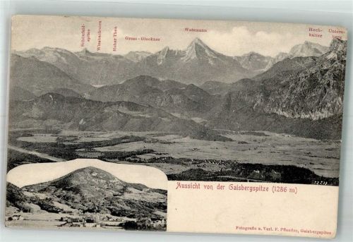 Grossglockner Aussicht von der Gaisberspitze
