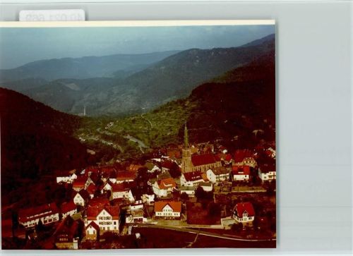 76596 W7564 Bermersbach , Murgtal FOTO KEINE AK Luftaufnahme