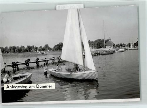 Lembruch Anlegesteg am Dümmer Segelboote