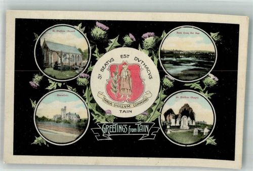 Inverness 1909 Tain Kirche St. Duthus Schloss Mansfield