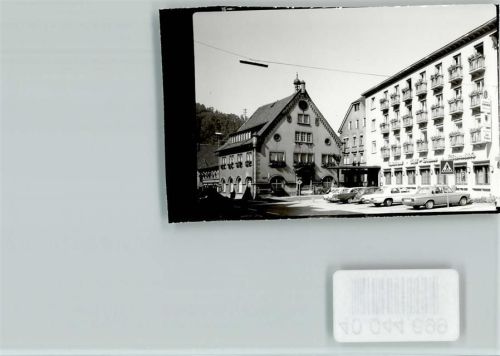 78132 W7746 Hornberg , Schwarzwaldbahn FOTO KEINE AK Cafe Bärenstube