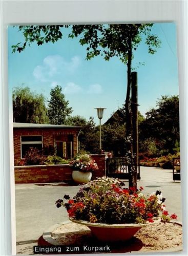 31162 W3202 Bad Salzdetfurth FOTO KEINE AK Eingang zum Kurpark