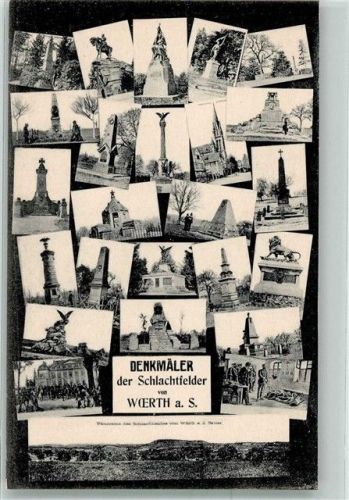 Woerth Denkmäler der Schlachtfelder der Reichseinigungskriege