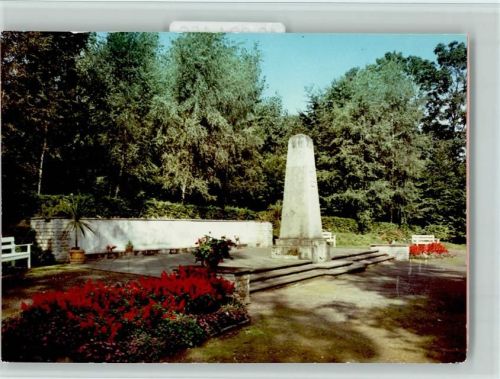 Moringen Kriegerdenkmal im Stadtpark
