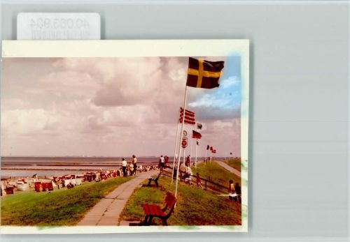 Friedrichskoog Strand Fahnen