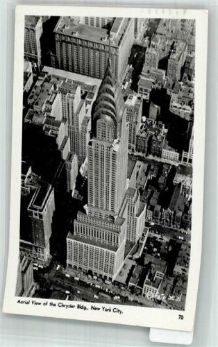 New York City 1950 Fliegeraufnahme Chrysler Building
