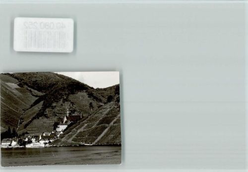 56814 W5591 Beilstein , Mosel FOTO KEINE AK Moselschiff legt an