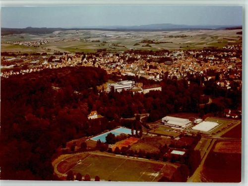 Lauterbach Luftaufnahme Freibad Fußballplatz