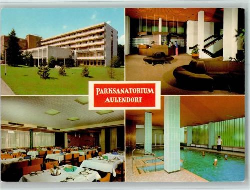 Aulendorf Parksanatorium Aulendorf Innenaufnahmen Hallenbad 4-Bildaufnahme