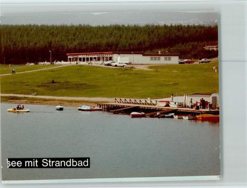 Losheim Stausee mit Strandbad