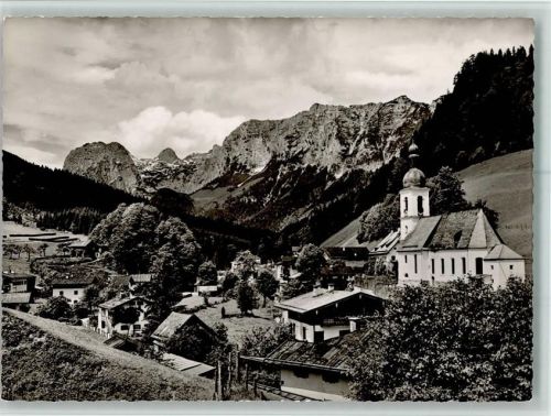 Ramsau Ortsansicht gegen Reiteralp