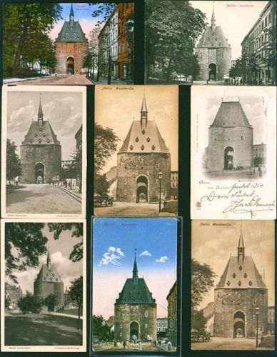 Aachen Marschiertor Lot mit 16 AK, 1899-1930 wenige danach; überwiegend gute Erhaltung, teils gelaufen