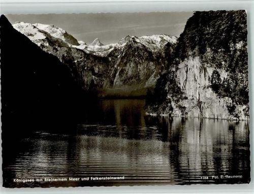 83471 W8240 Königssee b Berchtesgaden - Steinerem Meer Falkensteinwand