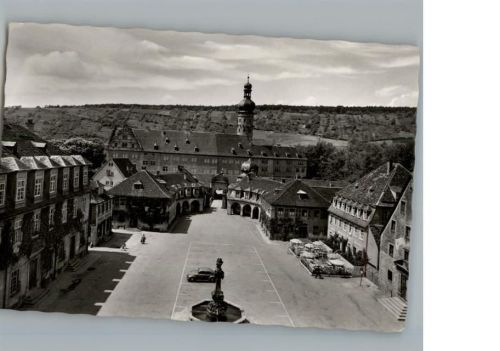 Weikersheim Weikersheim Marktplatz mit Schloß