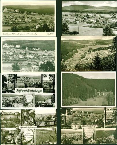 Finsterbergen Lot mit 10 AK, ca. 1955-1960; überwiegend gute Erhaltung, größtenteils gelaufen