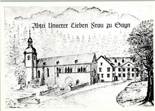 Sayn Abtei Unserer Lieben Frau zu Sayn sign