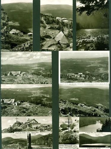 Grosser Arber mit Abersee Lot mit 24 AK, ca. 1954-1963: gute Erhaltung, teils gelaufen
