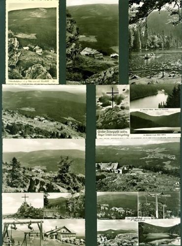 Grosser Arber mit Abersee Lot mit 24 AK, ca. 1958-1966: gute Erhaltung, teils gelaufen