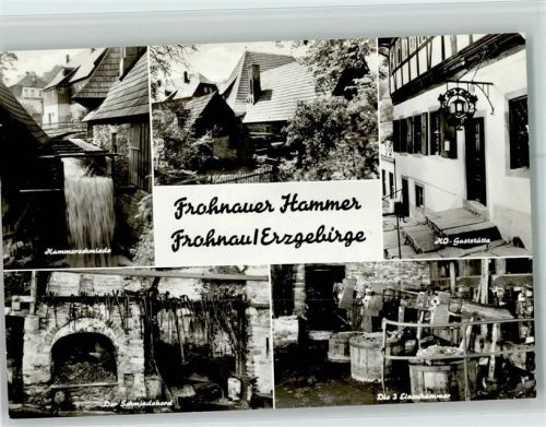 Frohnau Frohnauer Hammer Hammerschmiede HO-Gaststätte Schmiedeherd Die 3 Eisenhammer