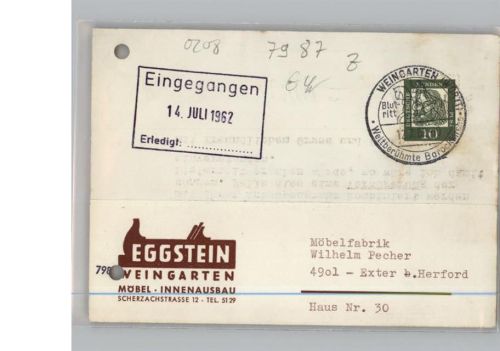 Weingarten Werbe-Karte AKU2