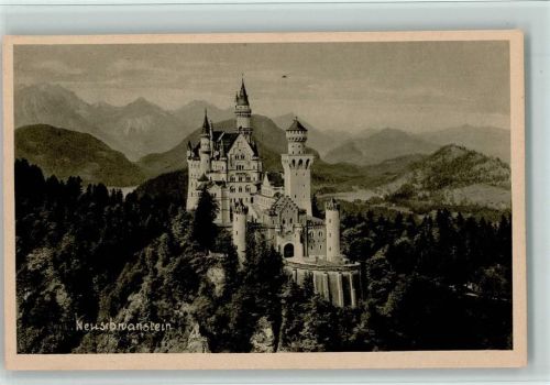 87645 W8959 Neuschwanstein - Schloß Neuschwanstein Bayrische Alpen