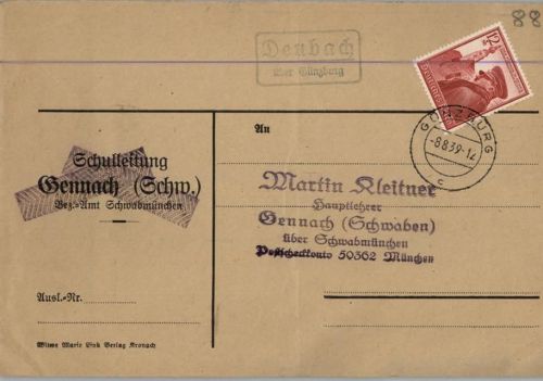 Deubach Landpoststempel