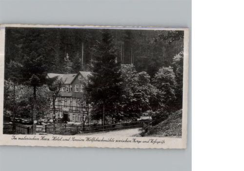 Zorge Hotel Pension Wolfsbacehmüh