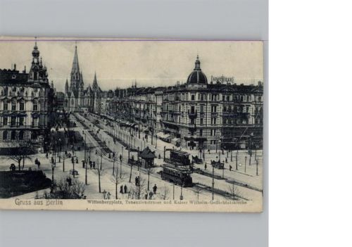 Schöneberg Wittenbergplatz, Tauentzienstr., Straßenbahn