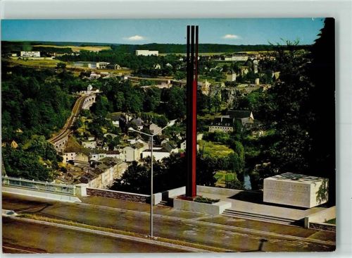 Luxembourg Vue Generale Monument Robert Schumann