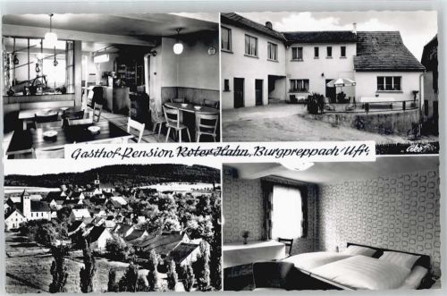 Burgpreppach Gasthof, Pension Roter Hahn, Else Dellert