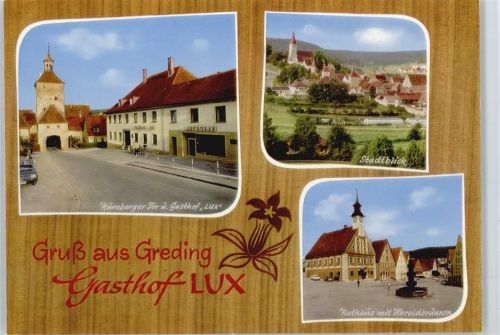 Greding Gasthof Metzgerei Lux