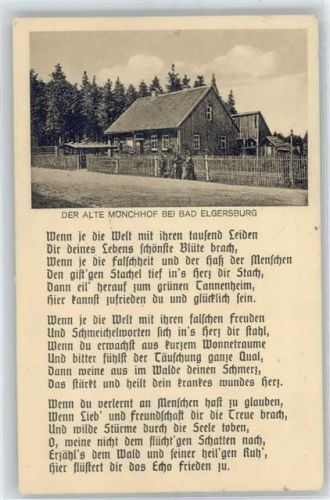 Elgersburg Münchhof , Spruch