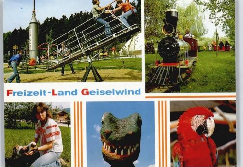 Geiselwind Safariland , Affe , Eisenbahn
