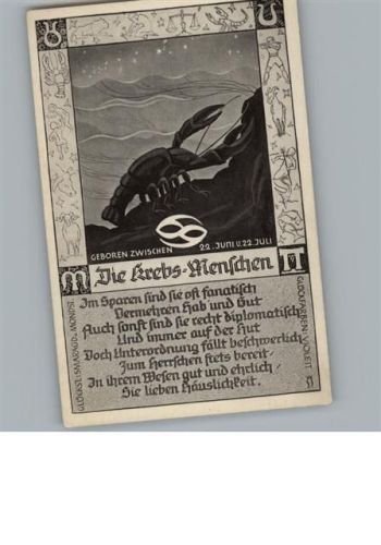 Astrologie Sternzeichen Krebs