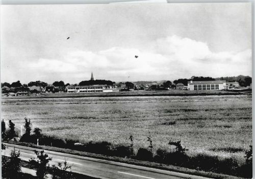 Holdorf Schule Feld Straße Haus Baum Panorama