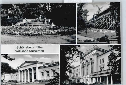 Schönebeck Brunnen Volksbad Kurpark Sanatorium