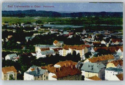 Bad Freienwalde Panorama Fluss Haus Baum