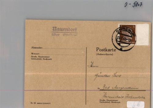 Nauendorf Landpoststempel