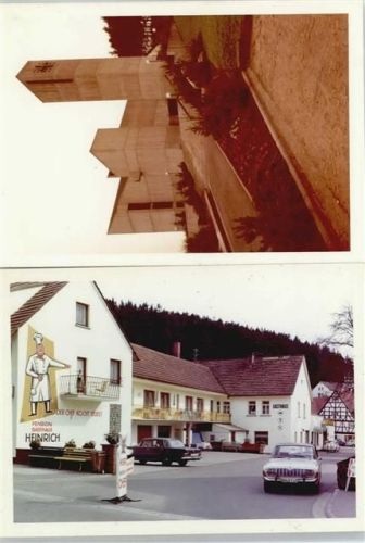 Burgjoß Foto-Karte, Gasthaus, Pension Heinrich