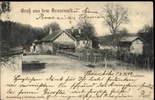 Grunewald Wirtshaus Forsthaus Paulsborn