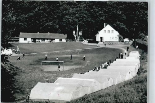 Edersee Fußball Haus Wiese Baum