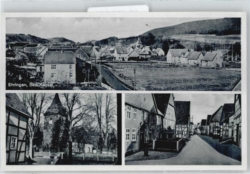 Ehringen Straße Haus Feld Baum Kirche
