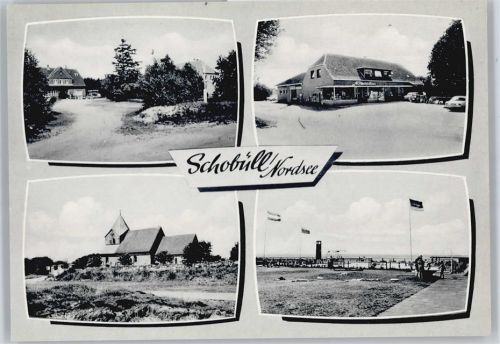 Schobüll Meer Auto Flagge